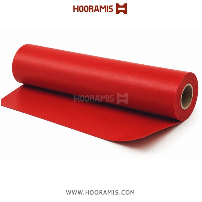 پارچه دو رو سیلیکون 700 گرم قرمز/خاکستری با ضخامت 1 (Silicone double-sided 700*1 R/G)